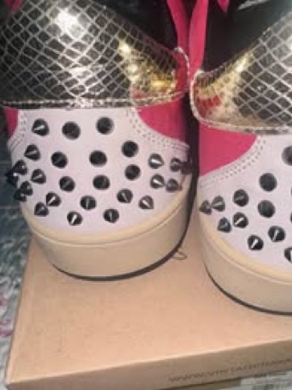 Women’s Vintage Havanna “Tammy” in Red/Blush Size 8.5 - Picture 3 of 7